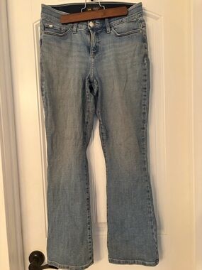 Lee Flex Motion Bootcut Jeans Women’s Size 4 Mid Rise Regular Fit Stretch Denim